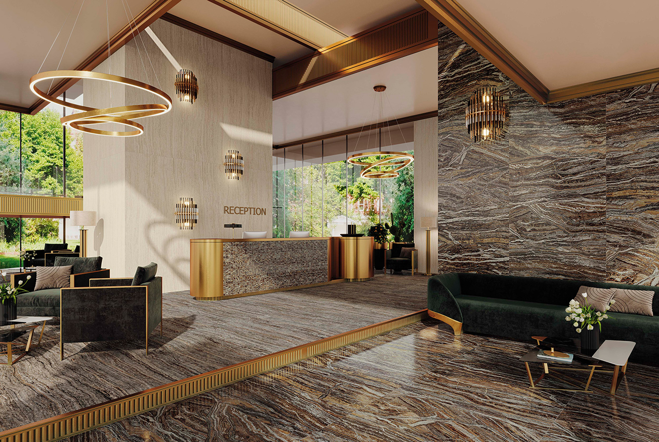EPOS / JURASSIC POLISHED / GREY / JURASSIC MOSAIC POLISHED / IVORY